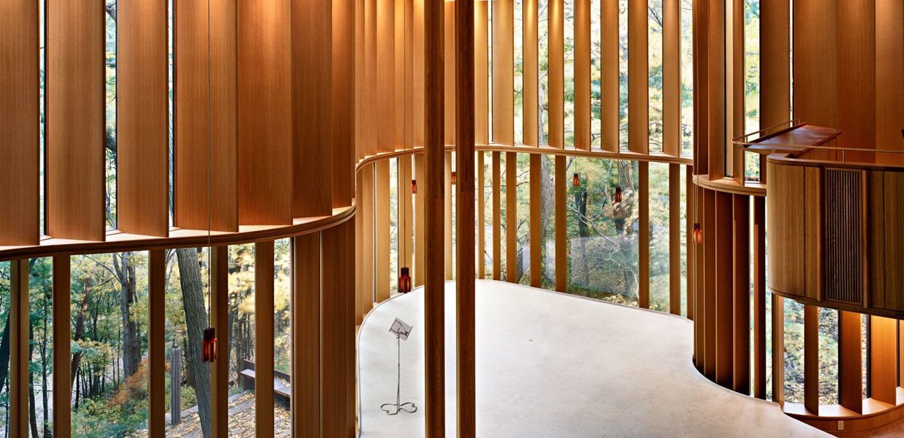 View of the performance space Integral House, 2009
