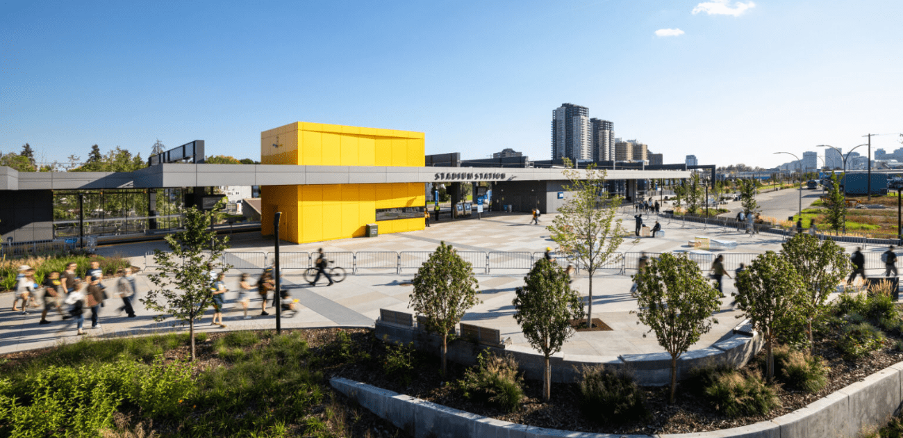 Stadium Station in Edmonton, AB