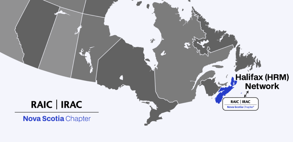 Map of eastern provinces of Canada highlighting Halifax Nova Scotia
